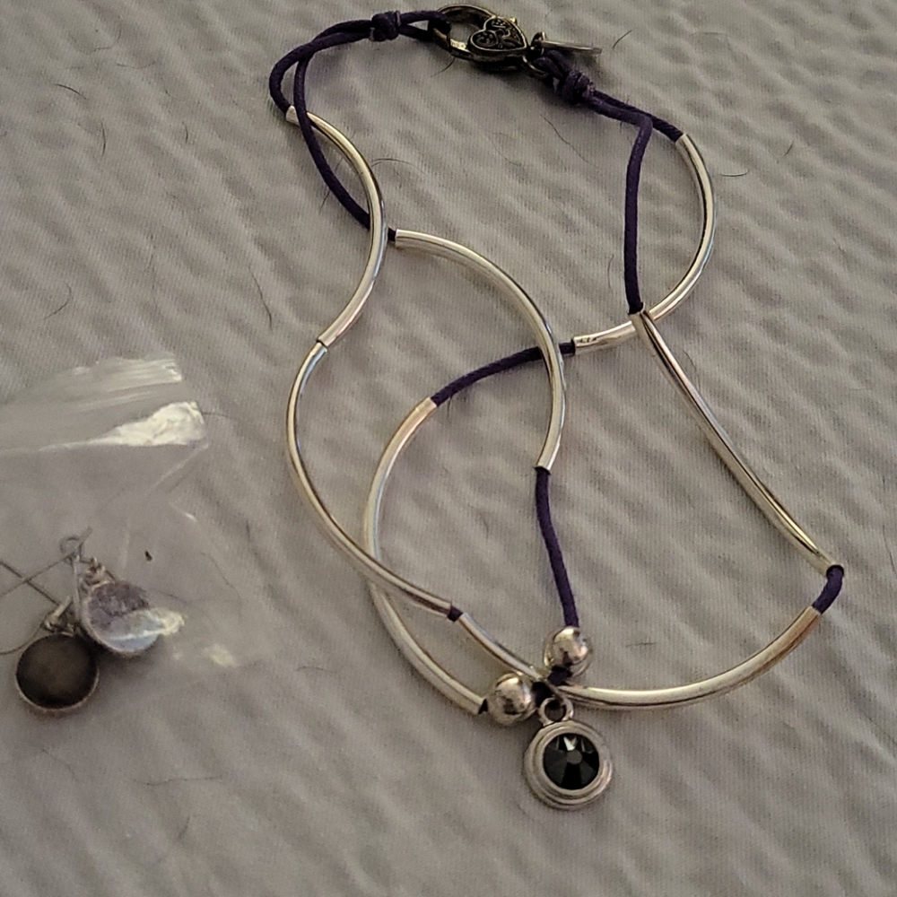 Kids necklace and pierced earrings